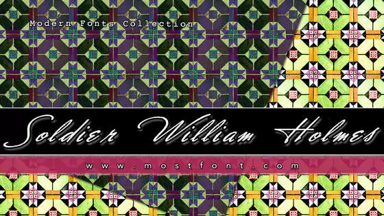 Typographic Design of Soldier-William-Holmes