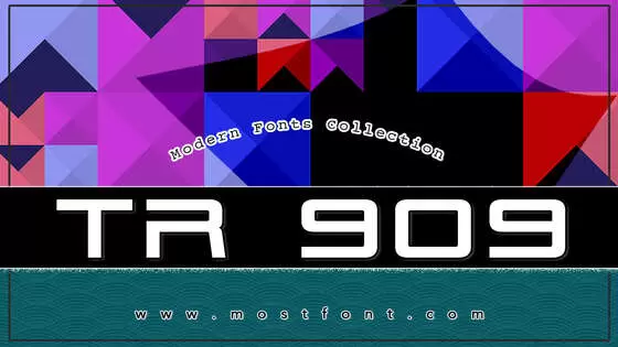 Typographic Design of TR-909