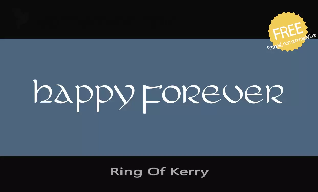 「Ring-Of-Kerry」字体效果图