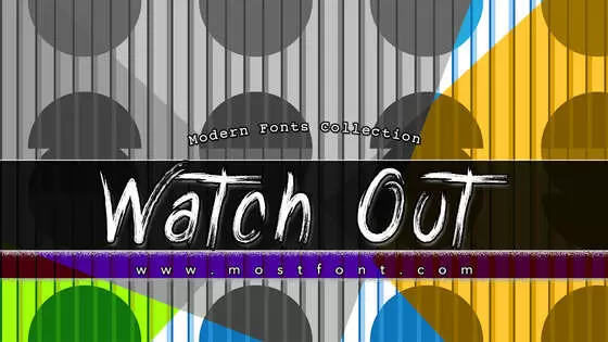 「Watch-Out」字体排版图片
