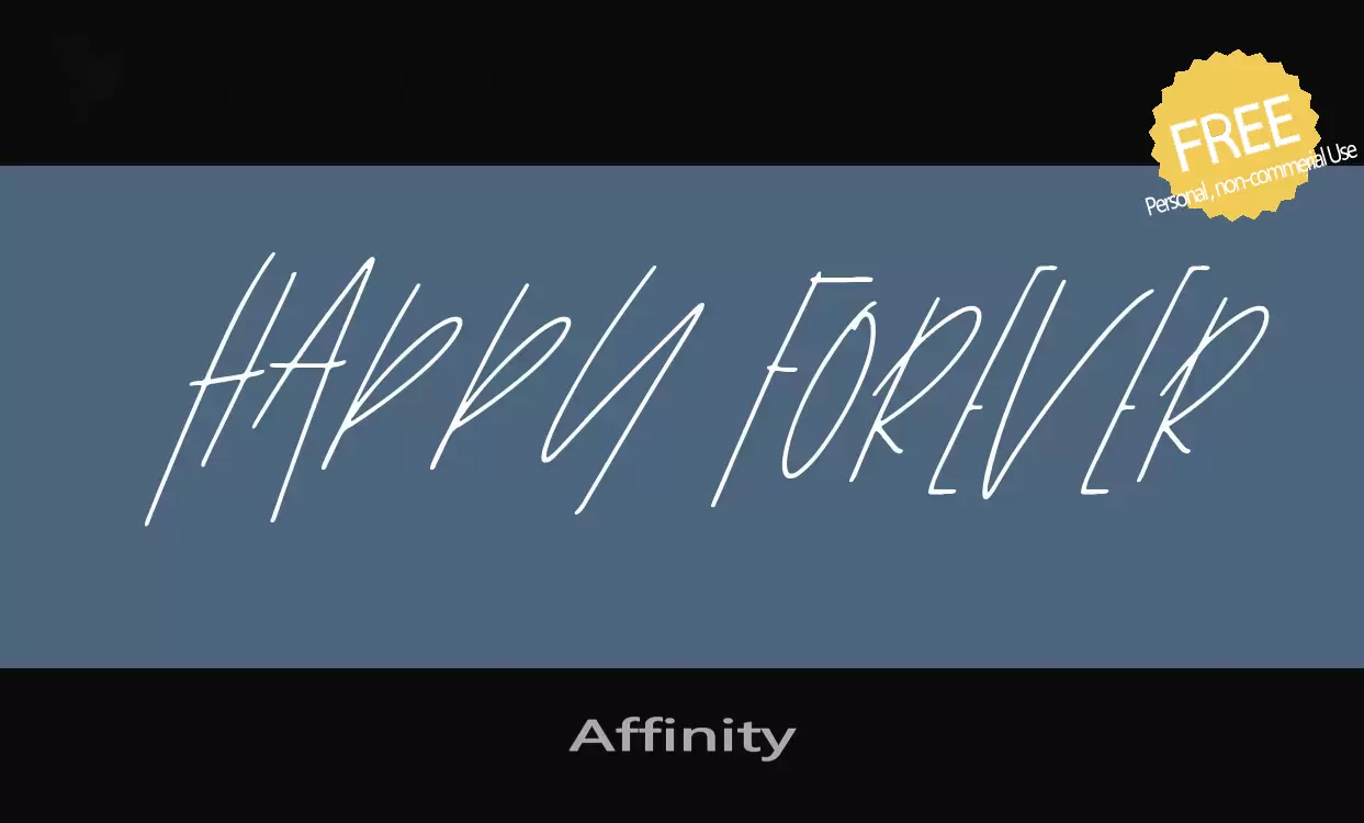 Sample of Affinity