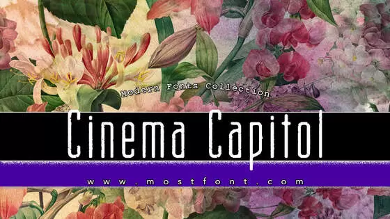 Typographic Design of Cinema-Capitol