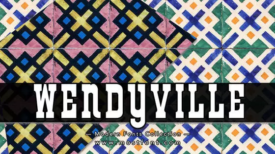 Typographic Design of Wendyville