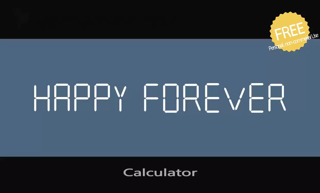 Sample of Calculator