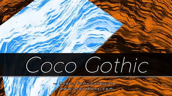 Typographic Design of Coco-Gothic