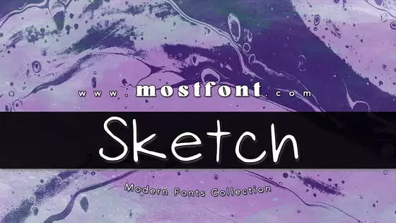 「Sketch」字体排版图片