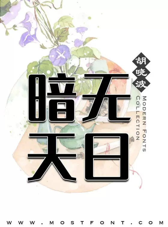 Typographic Design of 胡晓波男神体