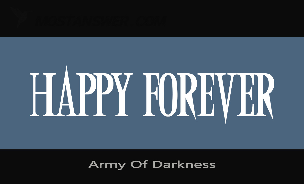 ARMYD Font by Daniel Goulart Araujo